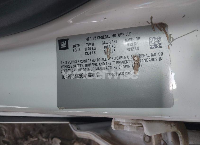 Photo 9 of 2016 Buick Verano (VIN 1G4PP5SK5G4106609)