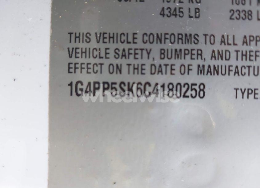 Photo 9 of 2012 Buick Verano (VIN 1G4PP5SK6C4180258)