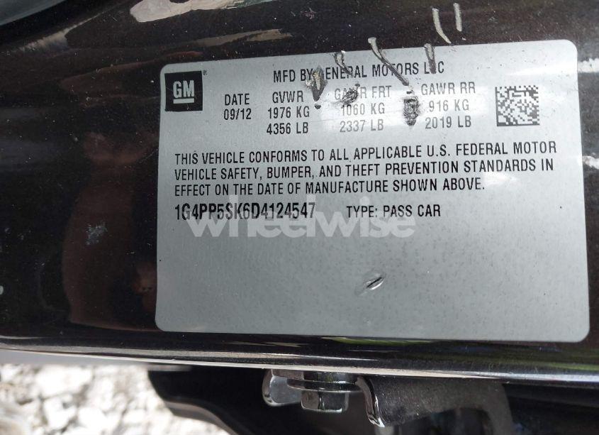 Photo 9 of 2013 Buick Verano (VIN 1G4PP5SK6D4124547)