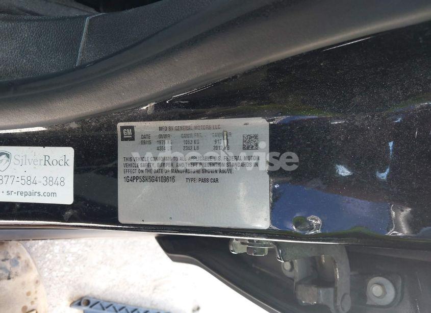 Photo 9 of 2016 Buick Verano (VIN 1G4PP5SK6G4109616)