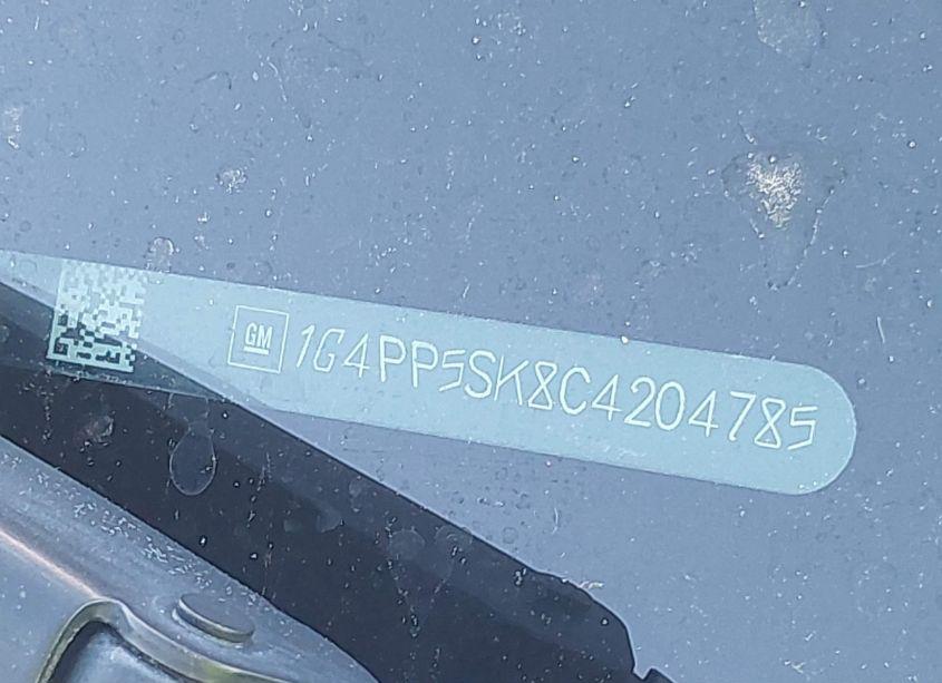 Photo 17 of 2012 Buick Verano (VIN 1G4PP5SK8C4204785)