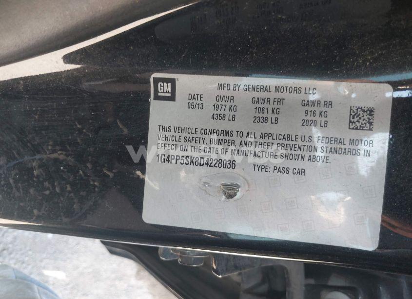 Photo 9 of 2013 Buick Verano (VIN 1G4PP5SK8D4228036)