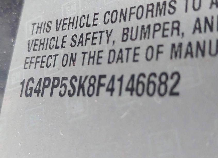 Photo 9 of 2015 Buick Verano (VIN 1G4PP5SK8F4146682)