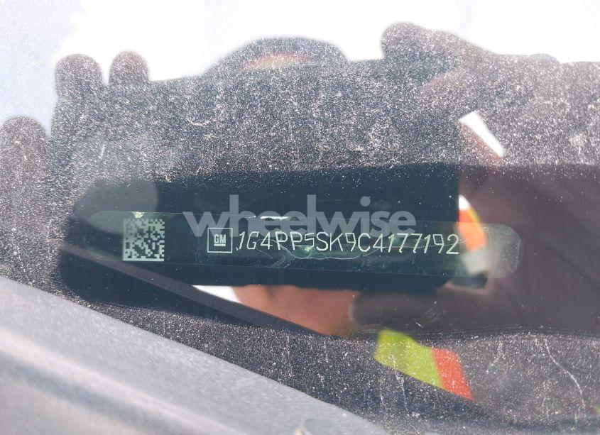 Photo 9 of 2012 Buick Verano (VIN 1G4PP5SK9C4177192)