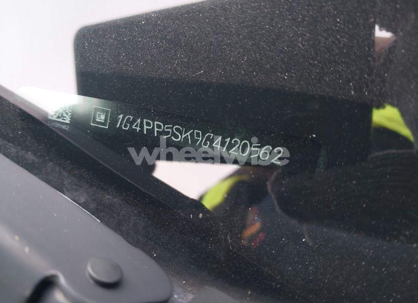 Photo 9 of 2016 Buick Verano (VIN 1G4PP5SK9G4120562)