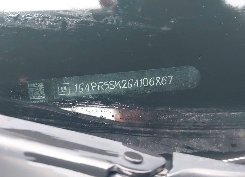 Photo 9 of 2016 Buick Verano CONVENIENCE GROUP (VIN 1G4PR5SK2G4106867)