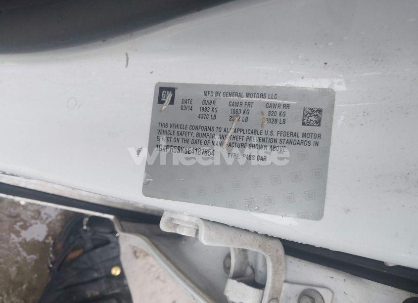 Photo 9 of 2014 Buick Verano CONVENIENCE GROUP (VIN 1G4PR5SK6E4187854)