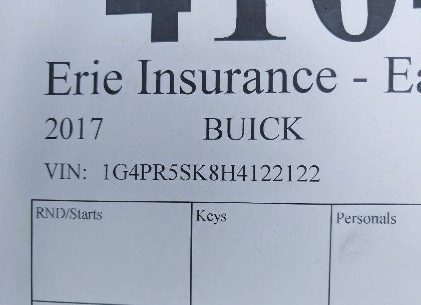 Photo 9 of 2017 Buick Verano SPORT TOURING (VIN 1G4PR5SK8H4122122)