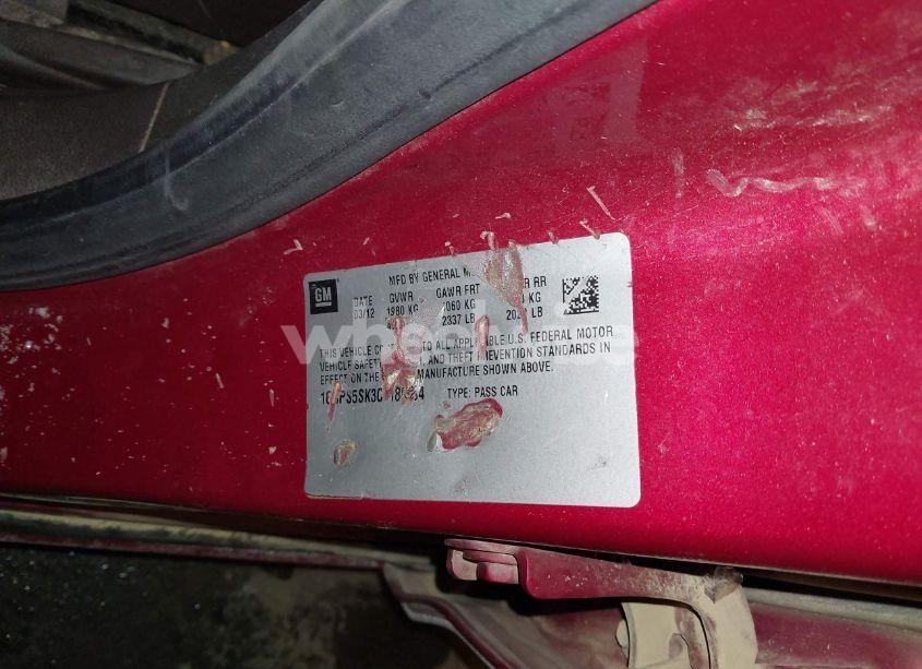 Photo 9 of 2012 Buick Verano LEATHER GROUP (VIN 1G4PS5SK3C4180264)