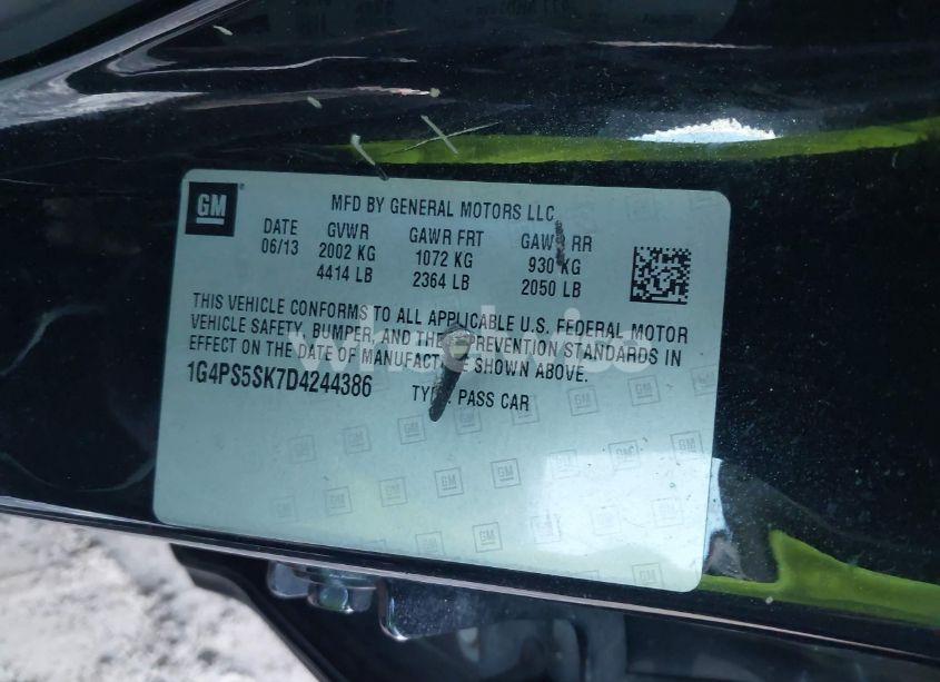 Photo 9 of 2013 Buick Verano LEATHER GROUP (VIN 1G4PS5SK7D4244386)