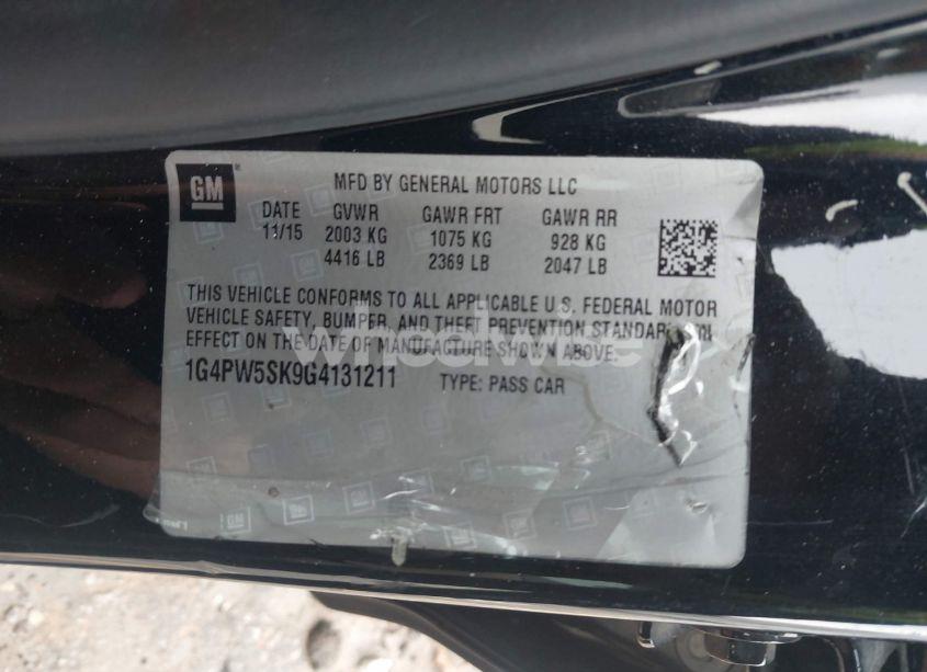 Photo 9 of 2016 Buick Verano SPORT TOURING GROUP (VIN 1G4PW5SK9G4131211)