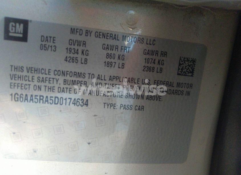 Photo 9 of 2013 Cadillac Ats STANDARD (VIN 1G6AA5RA5D0174634)