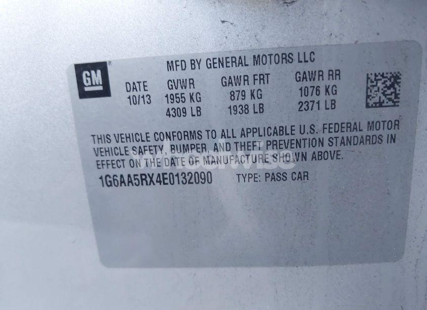 Photo 9 of 2014 Cadillac Ats STANDARD (VIN 1G6AA5RX4E0132090)