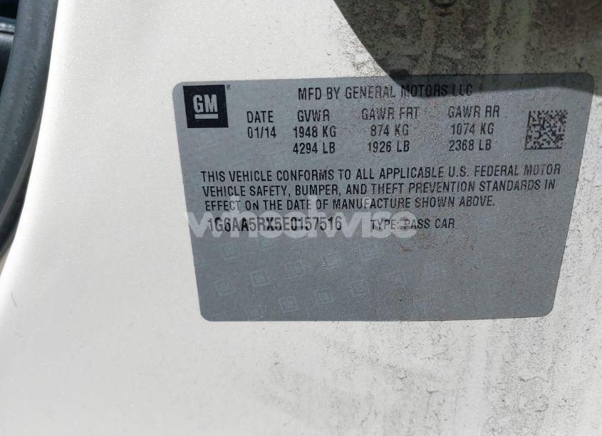 Photo 9 of 2014 Cadillac Ats STANDARD (VIN 1G6AA5RX5E0157516)