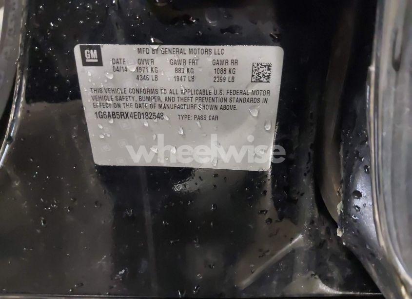 Photo 9 of 2014 Cadillac Ats LUXURY (VIN 1G6AB5RX4E0182548)