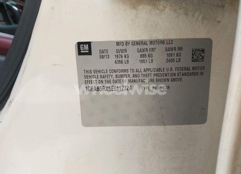 Photo 9 of 2014 Cadillac Ats LUXURY (VIN 1G6AB5RX6E0112324)