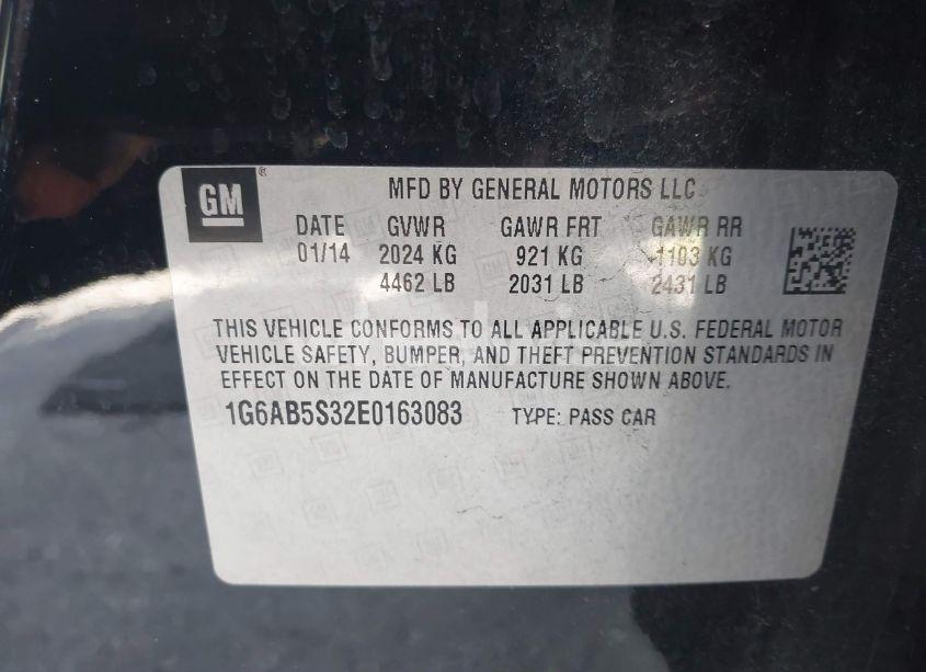 Photo 9 of 2014 Cadillac Ats LUXURY (VIN 1G6AB5S32E0163083)