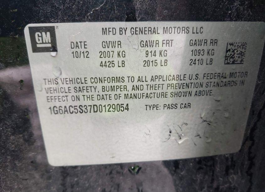 Photo 9 of 2013 Cadillac Ats PERFORMANCE (VIN 1G6AC5S37D0129054)