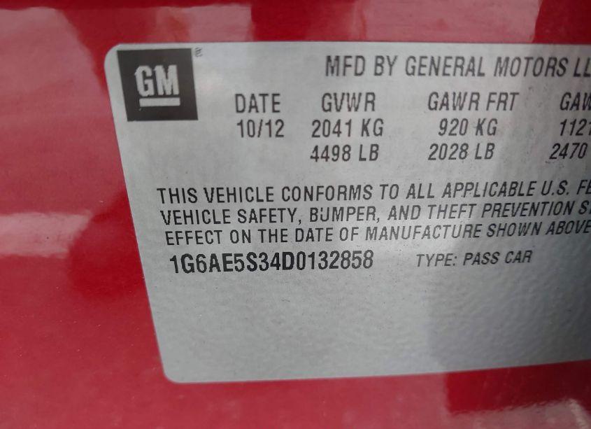 Photo 9 of 2013 Cadillac Ats PREMIUM (VIN 1G6AE5S34D0132858)