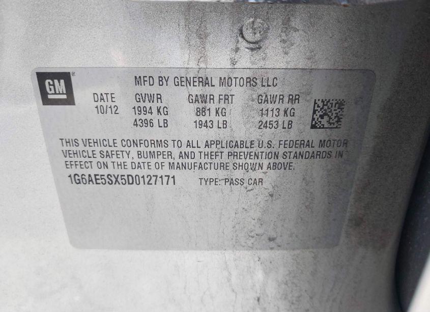 Photo 9 of 2013 Cadillac Ats PREMIUM (VIN 1G6AE5SX5D0127171)