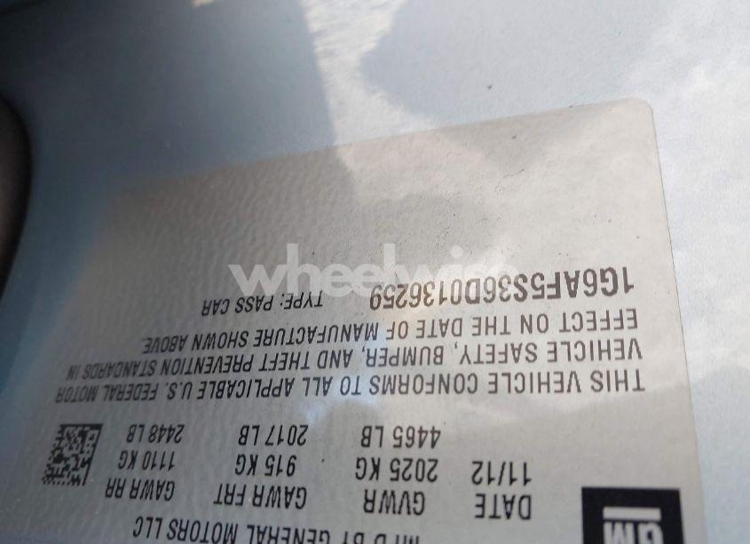 Photo 9 of 2013 Cadillac Ats PREMIUM (VIN 1G6AF5S36D0136259)