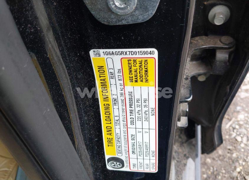 Photo 9 of 2013 Cadillac Ats STANDARD (VIN 1G6AG5RX7D0159040)