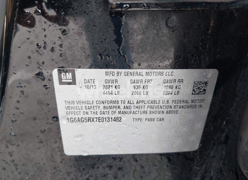 Photo 9 of 2014 Cadillac Ats STANDARD (VIN 1G6AG5RX7E0131482)