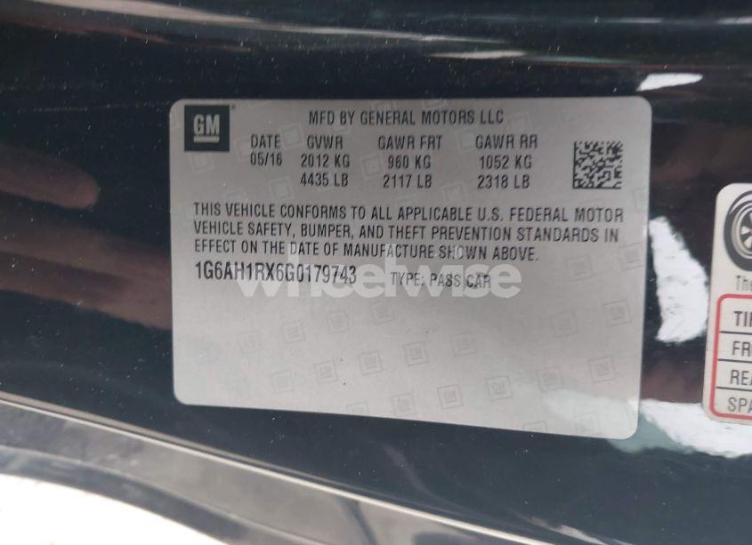 Photo 9 of 2016 Cadillac Ats LUXURY COLLECTION (VIN 1G6AH1RX6G0179743)