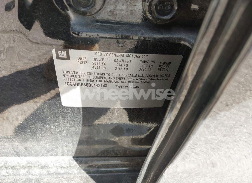 Photo 9 of 2013 Cadillac Ats LUXURY (VIN 1G6AH5R30D0143143)