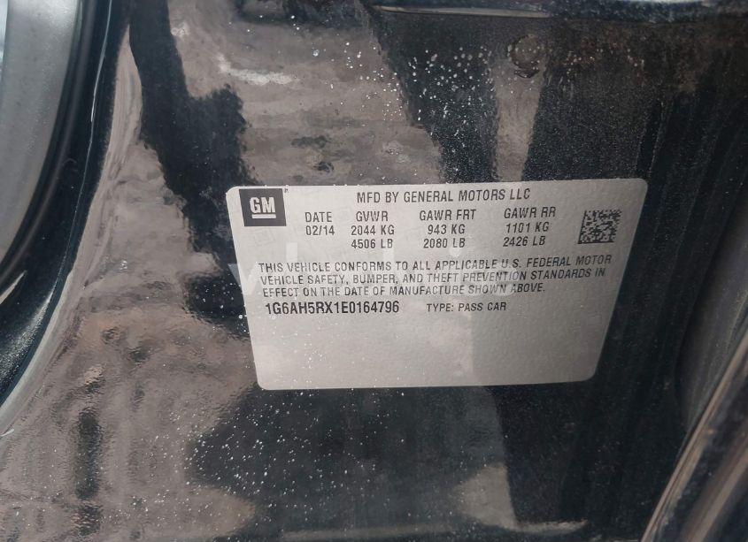 Photo 9 of 2014 Cadillac Ats LUXURY (VIN 1G6AH5RX1E0164796)