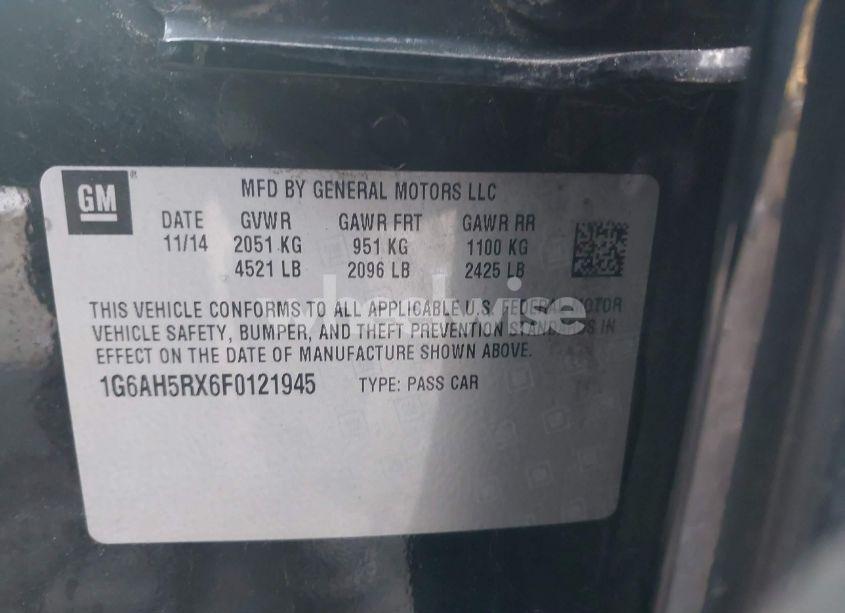 Photo 9 of 2015 Cadillac Ats LUXURY (VIN 1G6AH5RX6F0121945)