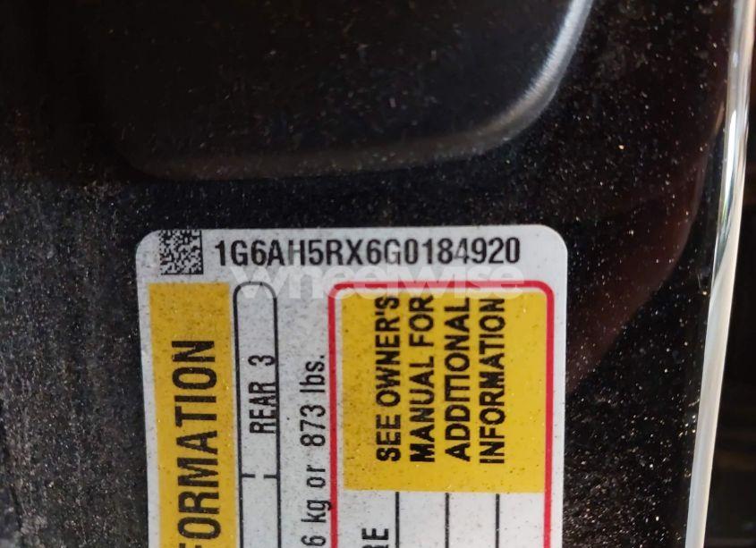 Photo 9 of 2016 Cadillac Ats LUXURY COLLECTION (VIN 1G6AH5RX6G0184920)