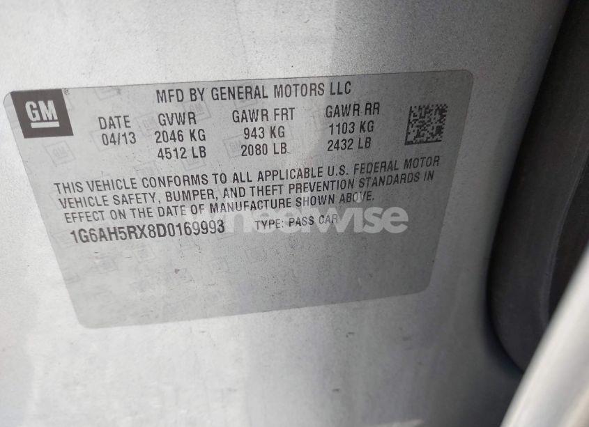 Photo 9 of 2013 Cadillac Ats LUXURY (VIN 1G6AH5RX8D0169993)