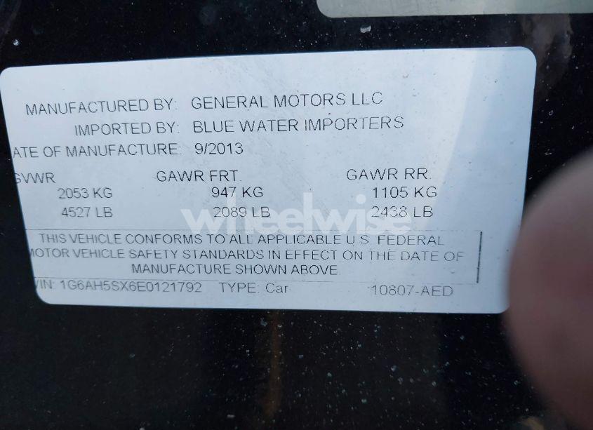 Photo 9 of 2014 Cadillac Ats LUXURY (VIN 1G6AH5SX6E0121792)