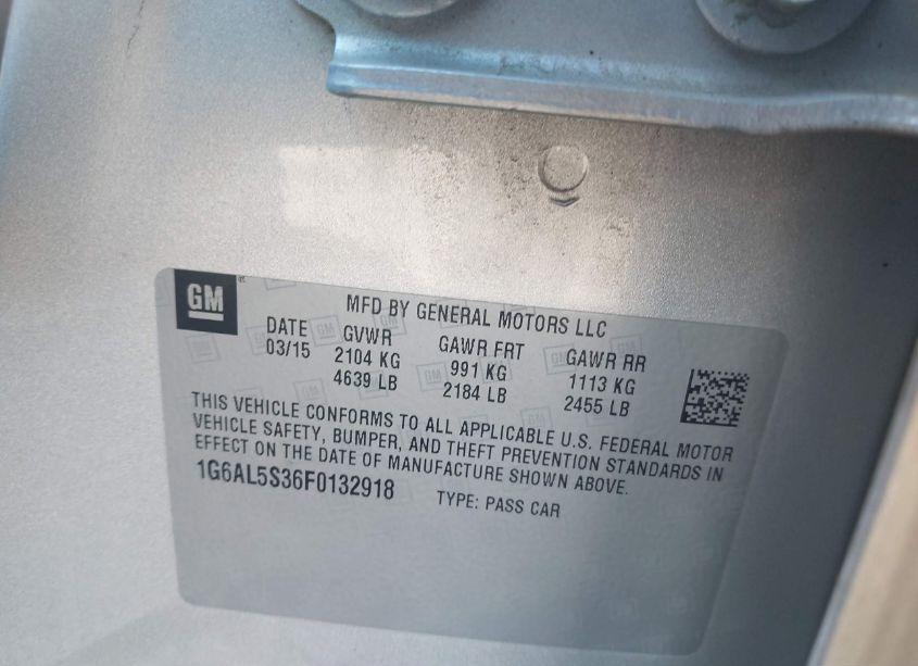 Photo 9 of 2015 Cadillac Ats PREMIUM (VIN 1G6AL5S36F0132918)