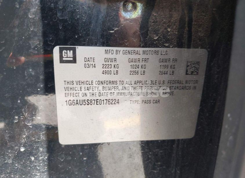 Photo 9 of 2014 Cadillac Cts VSPORT (VIN 1G6AU5S87E0176224)