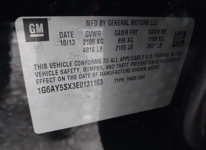 Photo 9 of 2014 Cadillac Cts PERFORMANCE (VIN 1G6AY5SX3E0131163)