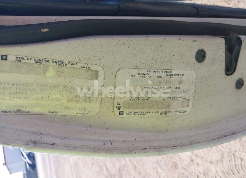 Photo 9 of 1986 Cadillac Deville FLEETWOOD (VIN 1G6CD4782G4279123)