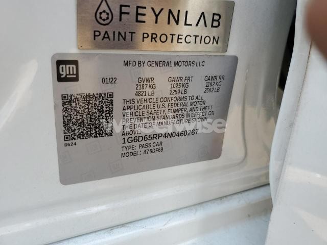 Photo 7 of 2022 CADILLAC CT4-V BLACKWING N/A (VIN 1G6D65RP4N0460267)