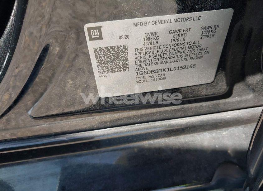 Photo 9 of 2020 Cadillac Ct4 PREMIUM LUXURY (VIN 1G6DB5RK1L0153166)