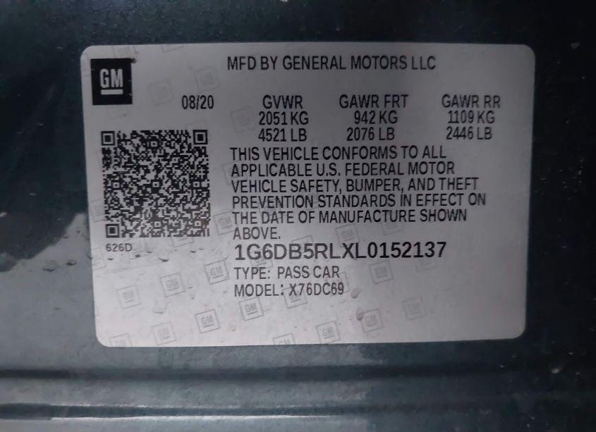 Photo 9 of 2020 Cadillac Ct4 PREMIUM LUXURY (VIN 1G6DB5RLXL0152137)