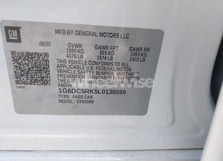 Photo 9 of 2020 Cadillac Ct4 SPORT (VIN 1G6DC5RK5L0138599)