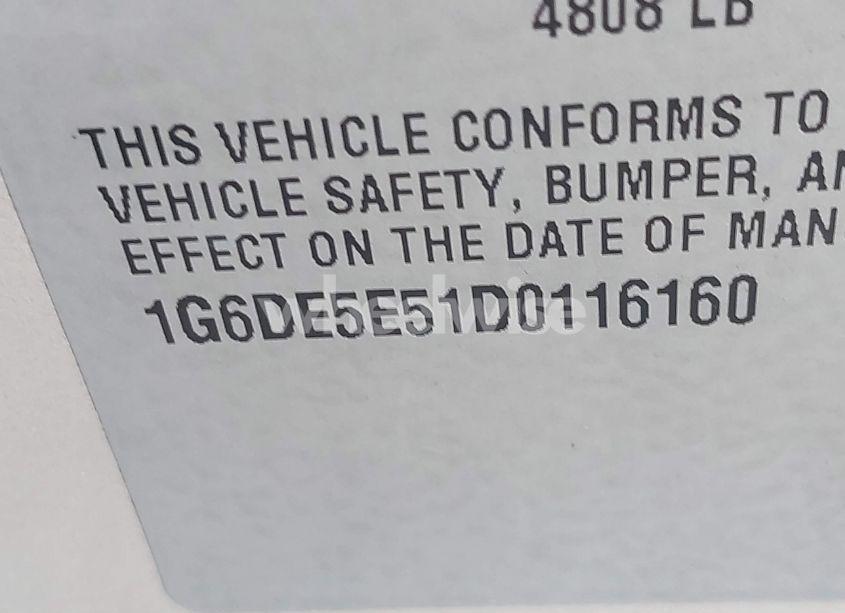 Photo 9 of 2013 Cadillac Cts LUXURY (VIN 1G6DE5E51D0116160)