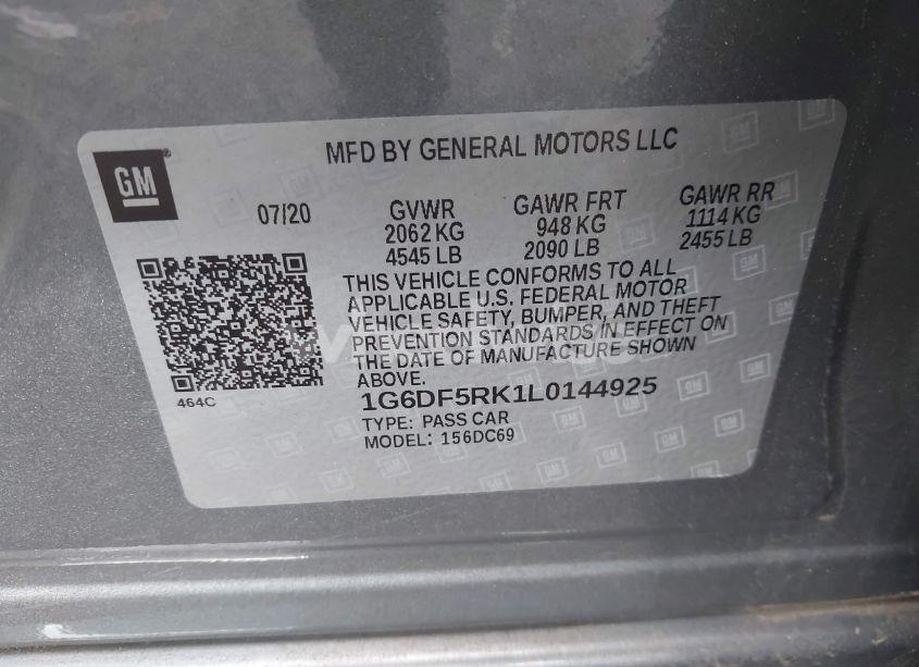 Photo 9 of 2020 Cadillac Ct4 PREMIUM LUXURY (VIN 1G6DF5RK1L0144925)