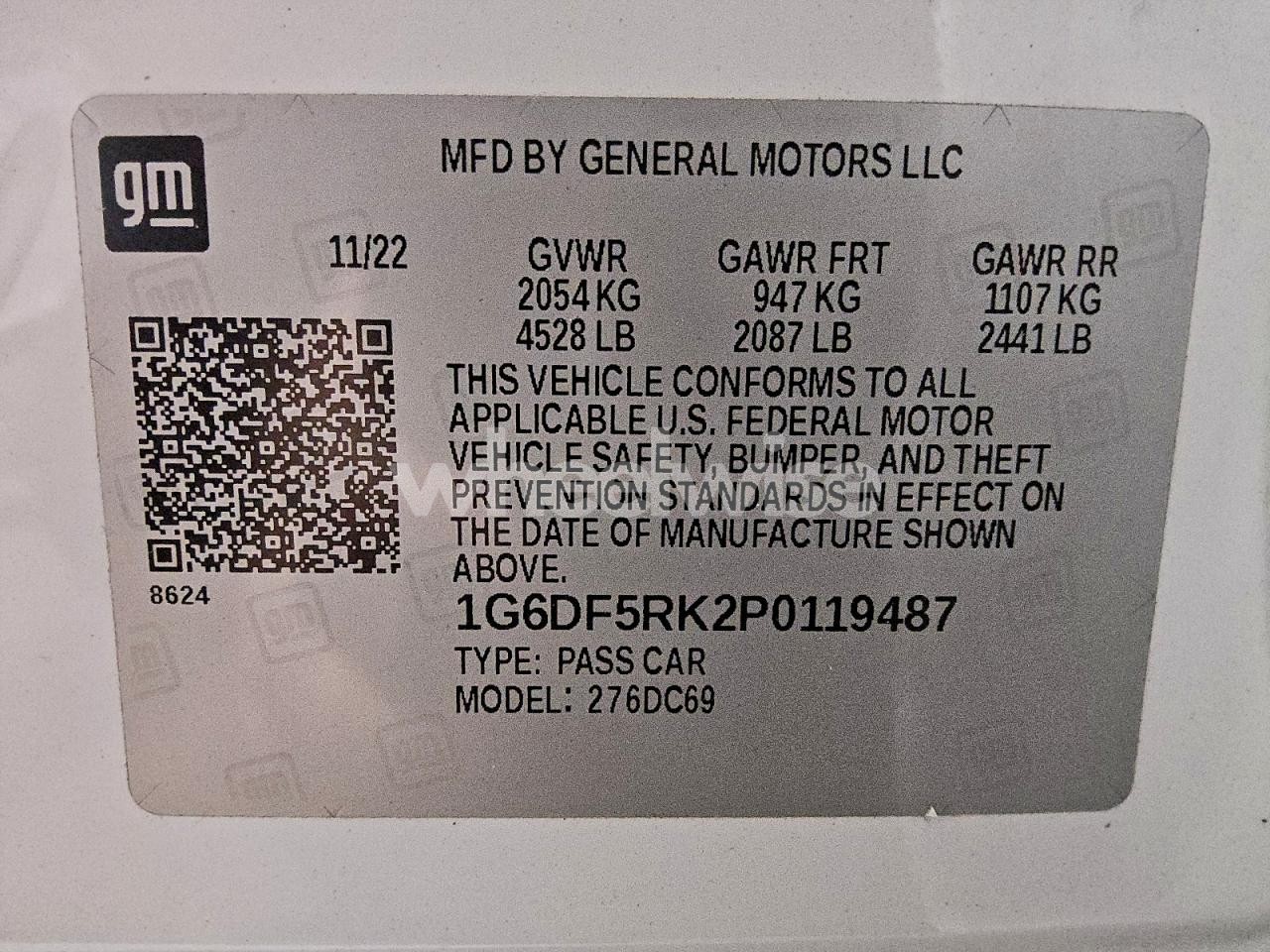 Photo 13 of 2023 CADILLAC CT4 PREMIUM LUXURY (VIN 1G6DF5RK2P0119487)