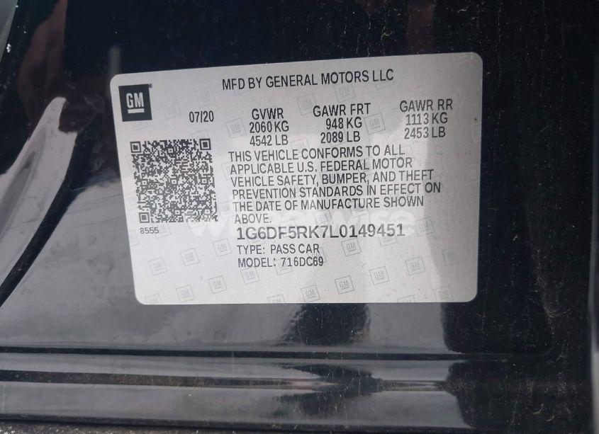 Photo 9 of 2020 Cadillac Ct4 PREMIUM LUXURY (VIN 1G6DF5RK7L0149451)