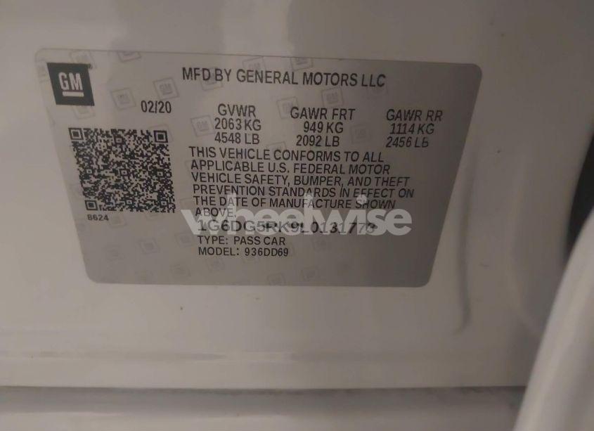 Photo 9 of 2020 Cadillac Ct4 SPORT (VIN 1G6DG5RK9L0131773)