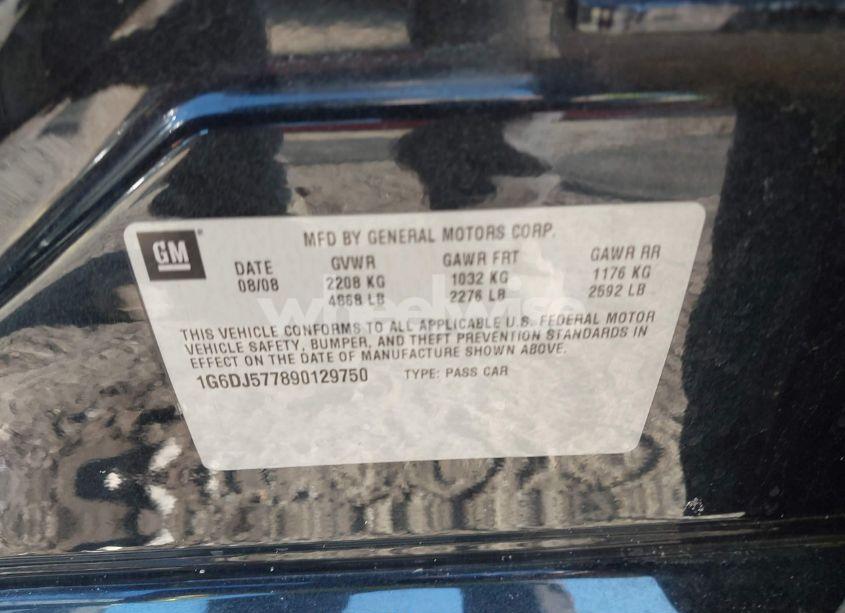 Photo 9 of 2009 Cadillac Cts STANDARD (VIN 1G6DJ577890129750)