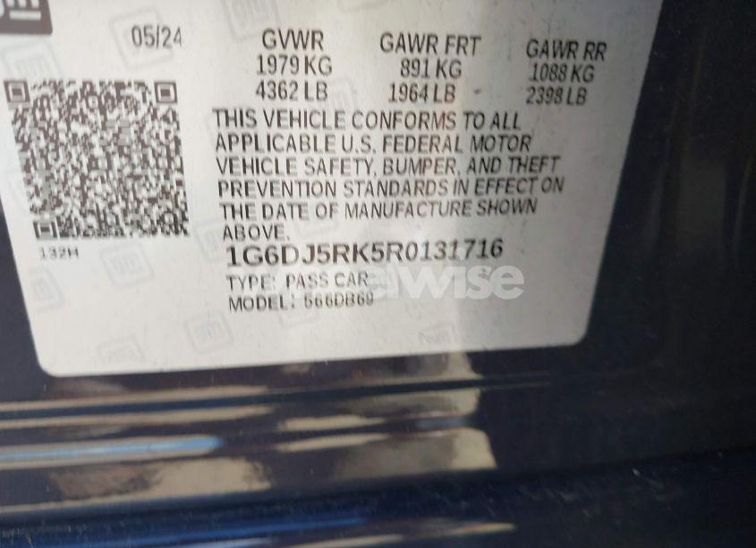 Photo 9 of 2024 Cadillac Ct4 LUXURY (VIN 1G6DJ5RK5R0131716)