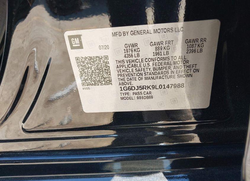 Photo 9 of 2020 Cadillac Ct4 LUXURY (VIN 1G6DJ5RK9L0147988)